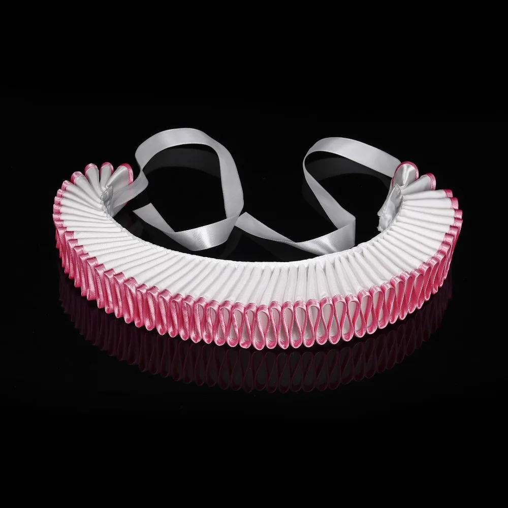 Detachable Halloween Neck Ruffled Collar Vintage Victorian Costume Circus Clowns Ruff Collar Retro Opera