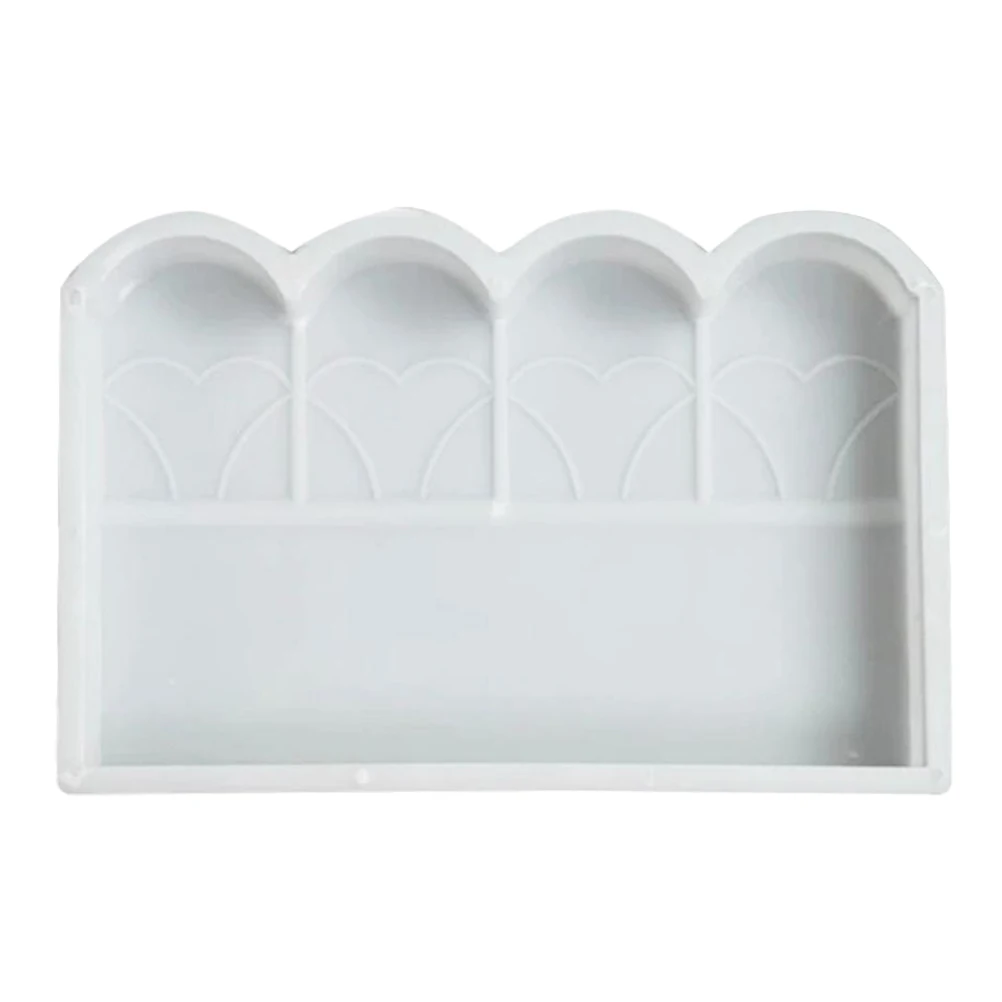 

1pc Garden Mold Concrete Moulds Cement Polypropylene Forms Plaster Casting Plastic Fence Mold DIY Courtyard Fence Mould Reusable