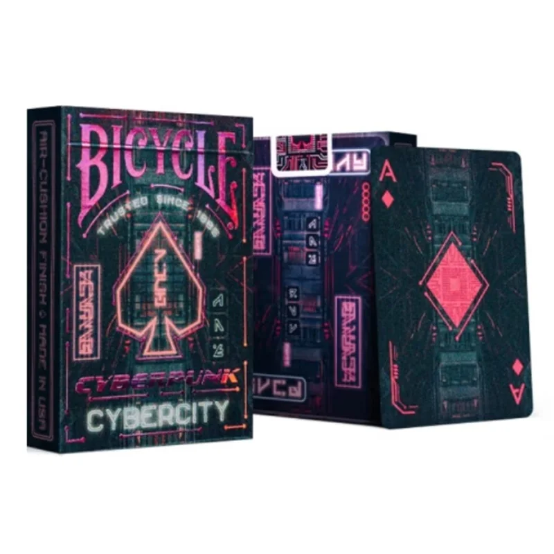 

Велосипед Киберпанк Киберцит Игральные карты Колода USPCC Покер Коллекция Картные игры Волшебные трюки