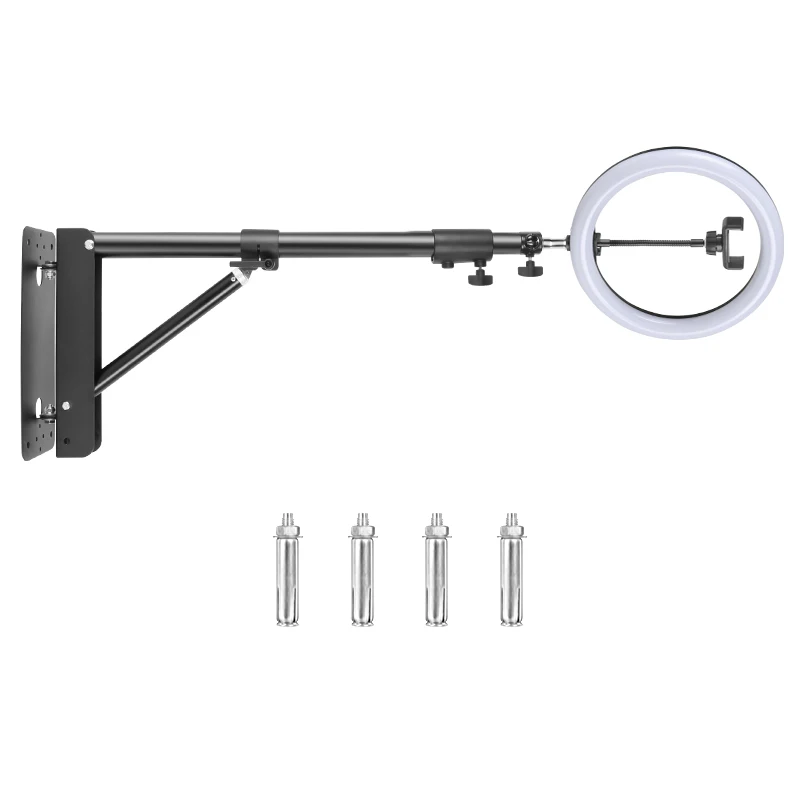 Wandmontierter dreieckiger Arm mit rechtem Licht, 4,5 Fuß/5,7 Fuß Wandhalterung, verlängert mit 3/8