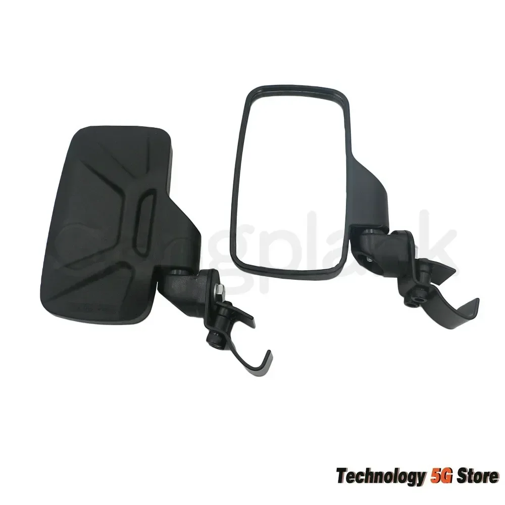 

ATV UTV Shaped Tubing Bracket Rearview Mirror Side Reversing Mirrors A Pair Set Universal Generic Model