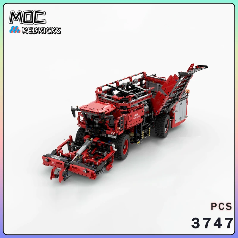 

Городская серия MOC Bricks T4-30 Сахарный комбайн Строительный блок Модельные наборы DIY Головоломки Сборка Дисплей Игрушки Рождественские подарки
