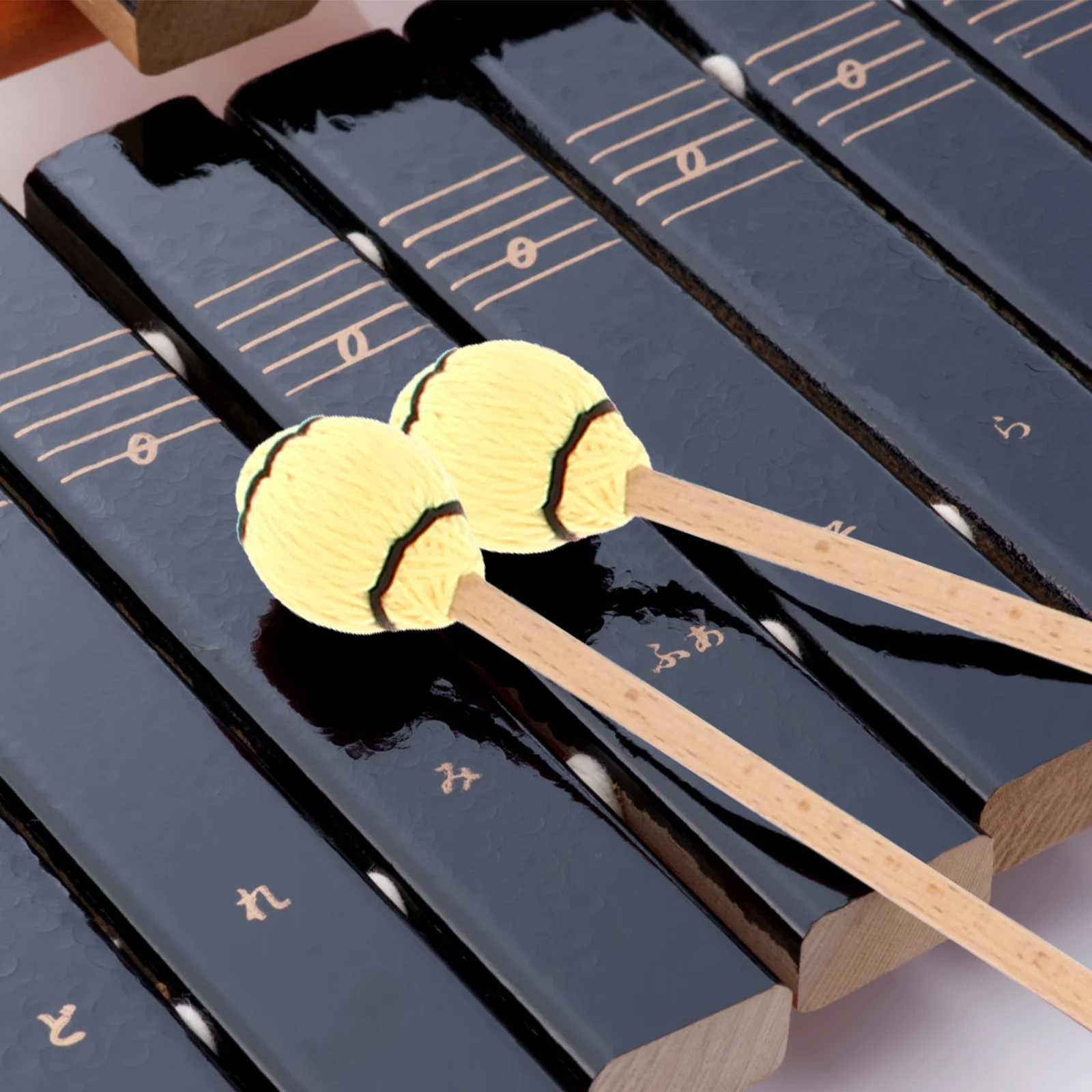 

2 Pcs Maple Drumsticks Durable Marimba Xylophone Mallets Percussion Hammer Professional Practice Accessories Musical Instruments