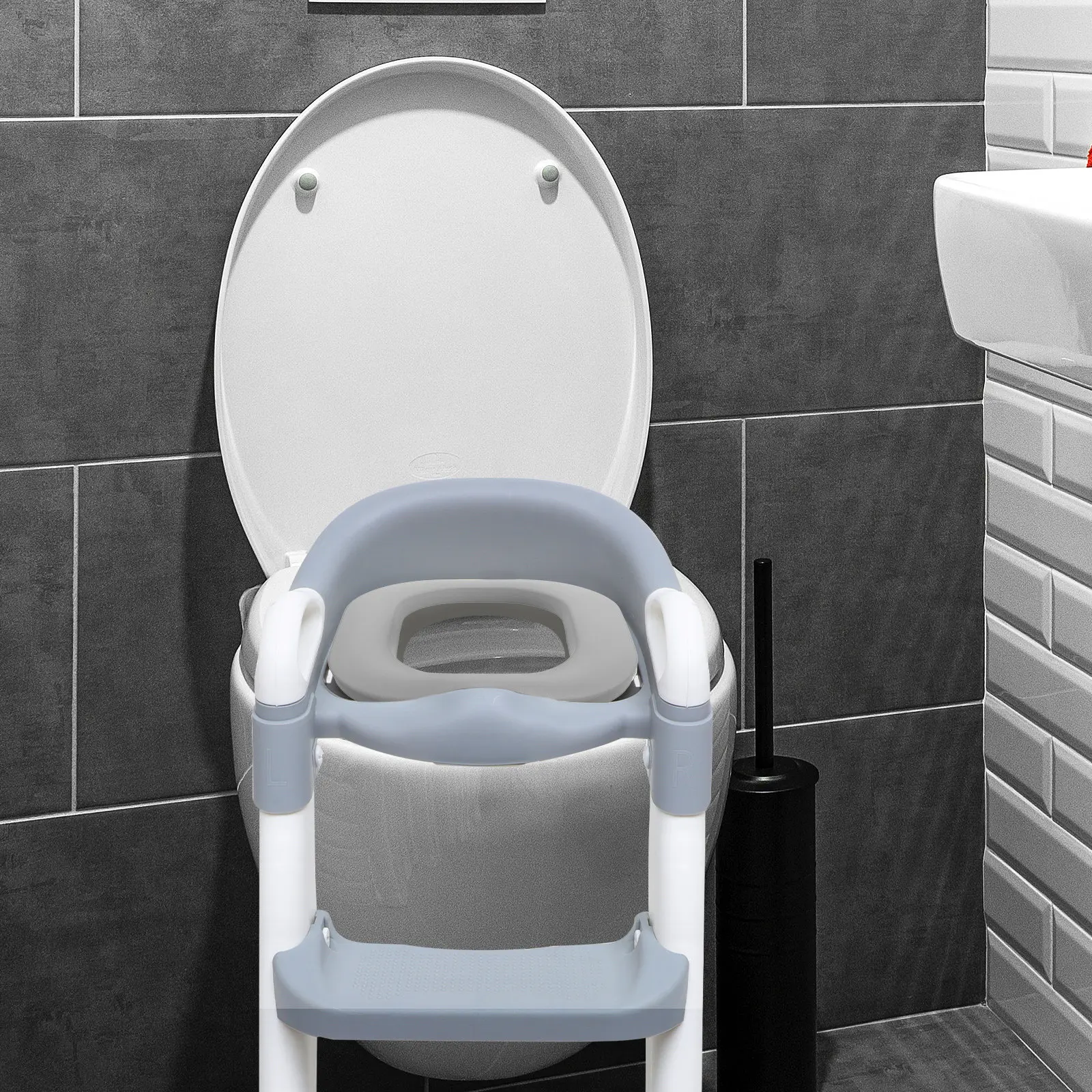 Toilet Seat Pad for Kids PU Cushion Comfortable Stable Safe Potty Training Accessory Washable Toilet Seat Cover for Bathroom