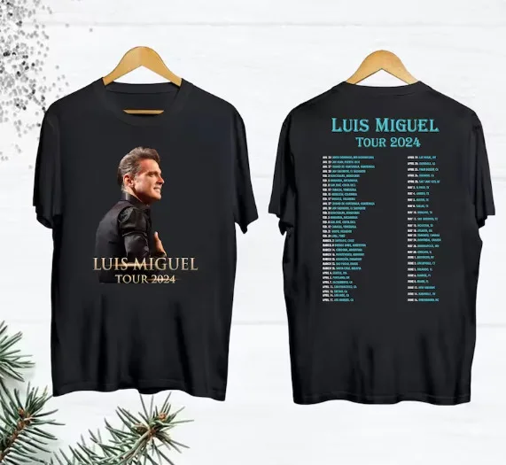 Vintage Luis Miguel Tour 2024 Shirt, Luis Miguel Tour Merch, Luis Miguel For Fan