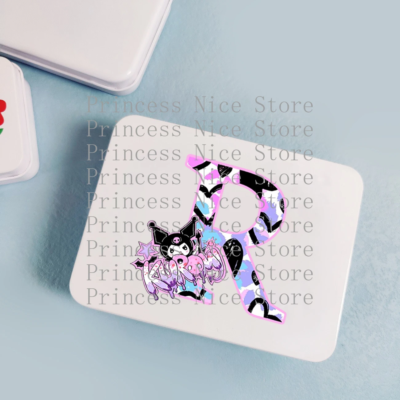 صندوق حديد كورومي، عبوة رائعة للطلاب، كاواي، تنظيم تخزين المجوهرات، أقراط مستطيلة، خاتم فتاة، هدية المهرجان #3