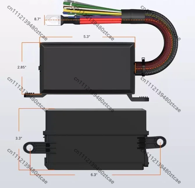 12V 6 Channel Relay Fuse Box Pre-wired Waterproof Relay Case With Fuse Relays