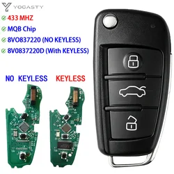 YOCASTY-llave inteligente MQB 48 Chip 434MHZ para AUDI A3 S3, 2012, 2013, 2014, 2015, 2016, 2017, 2019, 8v083720d 8V0837220