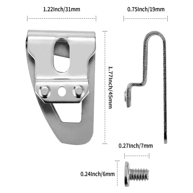 

【ADORN】Для зажимов для ремней ударной отвертки M18 42-70-2653, набор крючков из 10 штук, подходит для ударной дрели для рабочего инструмента 2604-20, 2797-22
