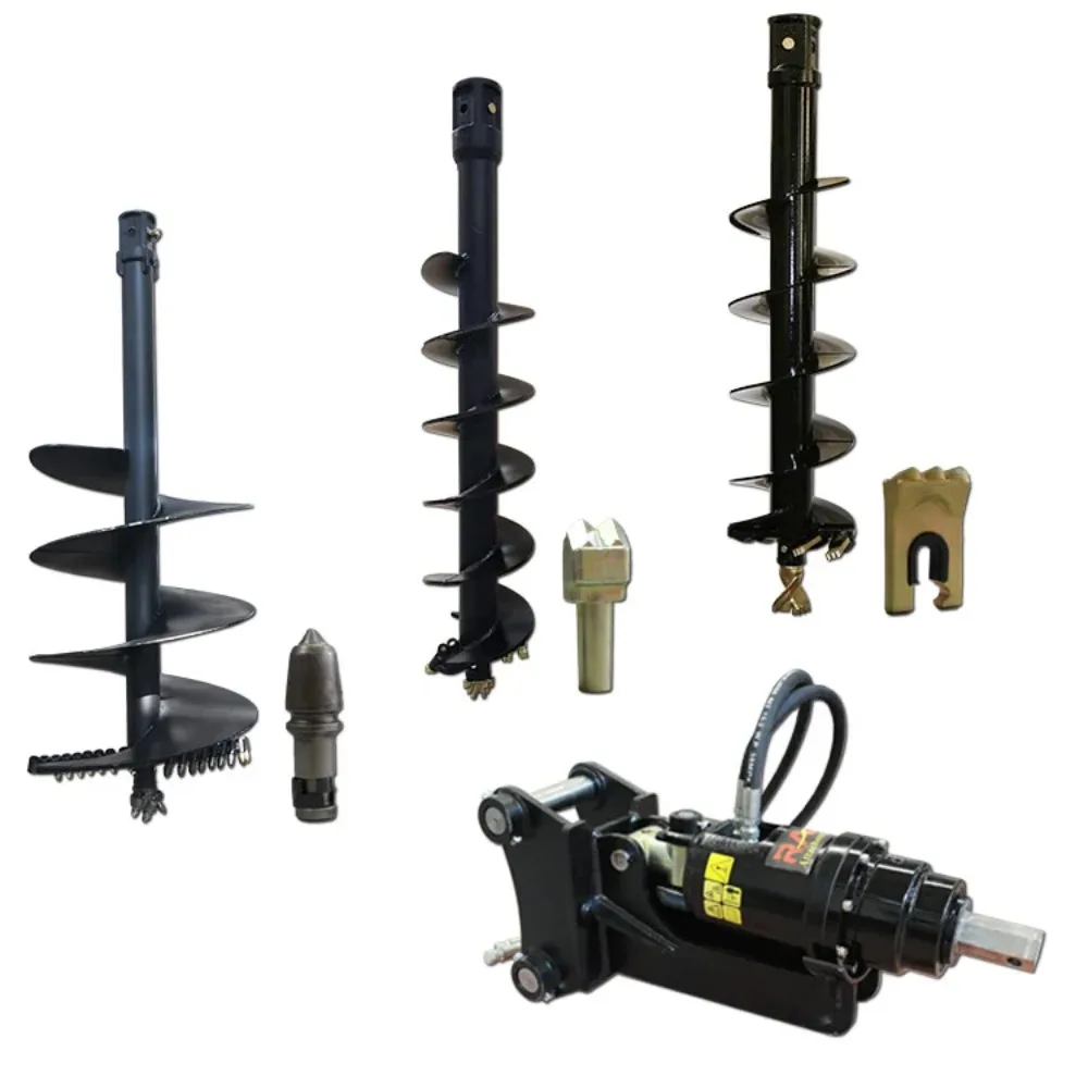 Tree planting tools for soft soil, hole digging equipment, auger