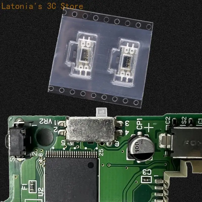 Lautstärkeschalter-Taste Ein-Aus-Taste Reparatur für GBASP Gaming-Zubehör Teil X3UB – Detail 6