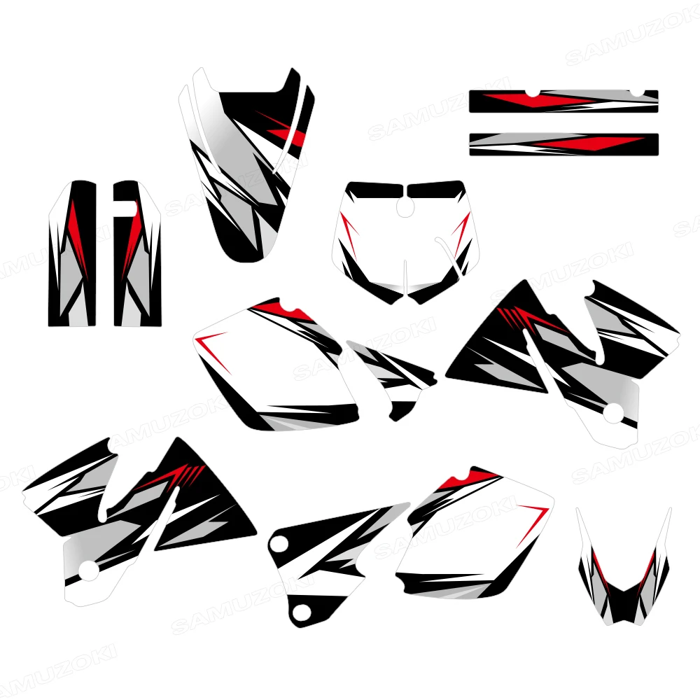 

Motorcycle Full Graphics Decals Kit for KTM SX SXF 1998-2000 Fairings Decoration Stickers Background Motorcycle Accessories