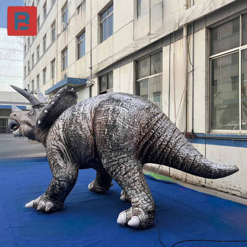 Realistic inflatable dinosaur animal model, suitable for use in theme parks, zoos and for performance decorations.