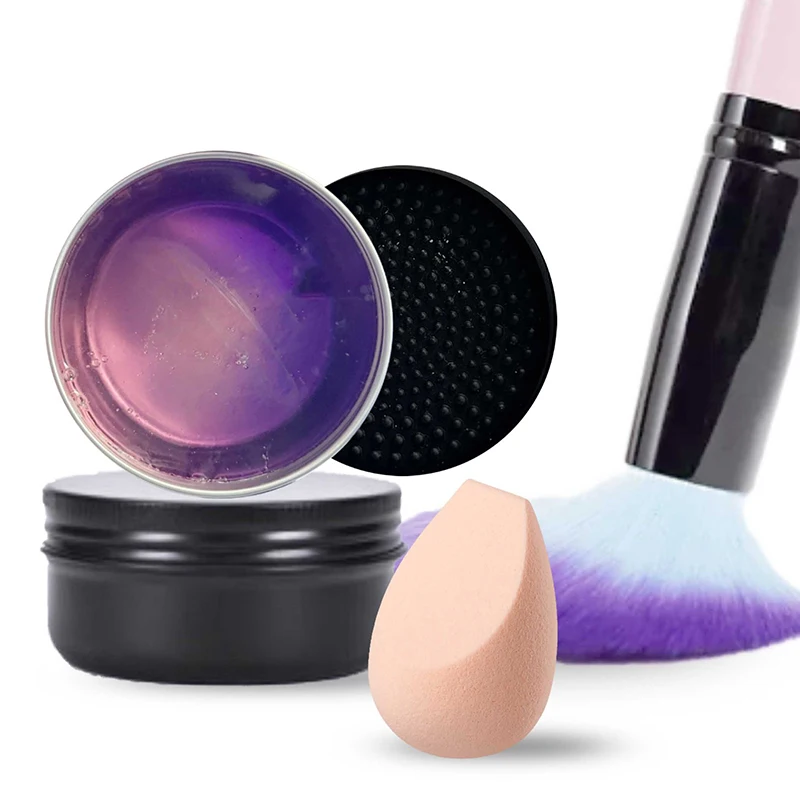 

1 Pcs Makeup Brush Cleaner Soap 50g Solid Make Up Washing Brush Cosmetic Eyebrow Brush Cleaner Tool Portable Cleaner Soap