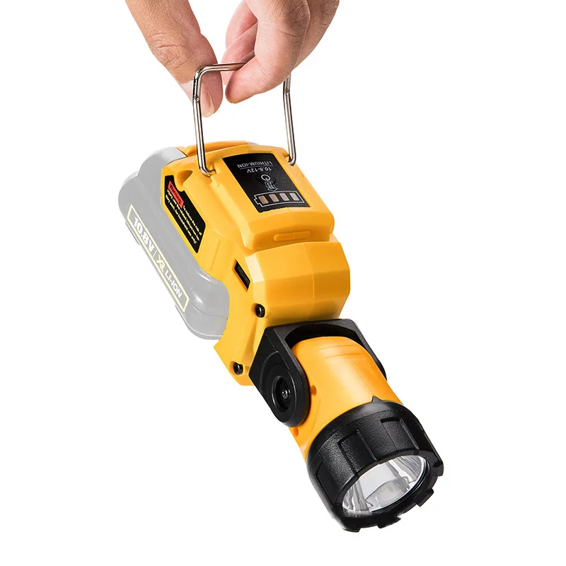 Imagem -04 - Projetor Portátil para Makita para Dewalt Lanterna Dcl510 10.8v 12v Li-ion Bateria Trabalho Lâmpada Led sem Fio Luz de Trabalho