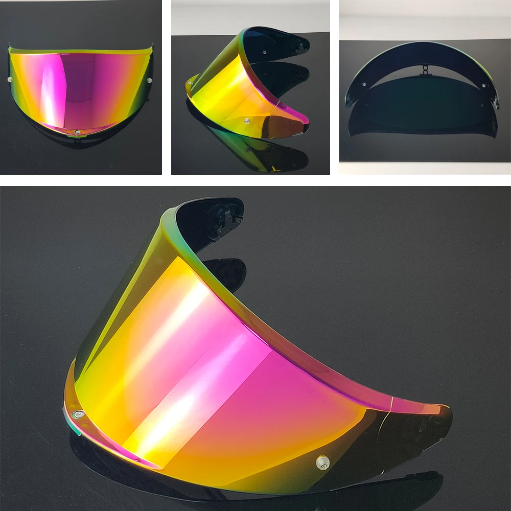 K6S Viseiras Capacete Helmet Face Shield Visor Windshield for AGV K6 High Toughness Strength Sunshield Electroplating Process image 3