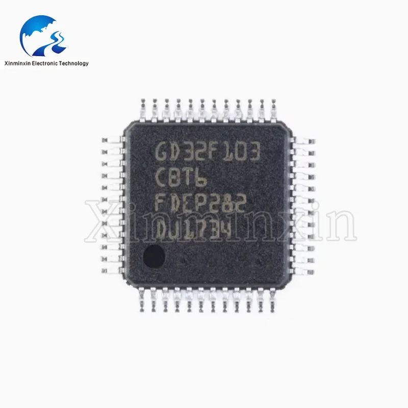 

1 шт./лот GD32F103CBT6 LQFP-48 (7x7) однокристальный микрокомпьютер IC чип новый оригинальный на складе