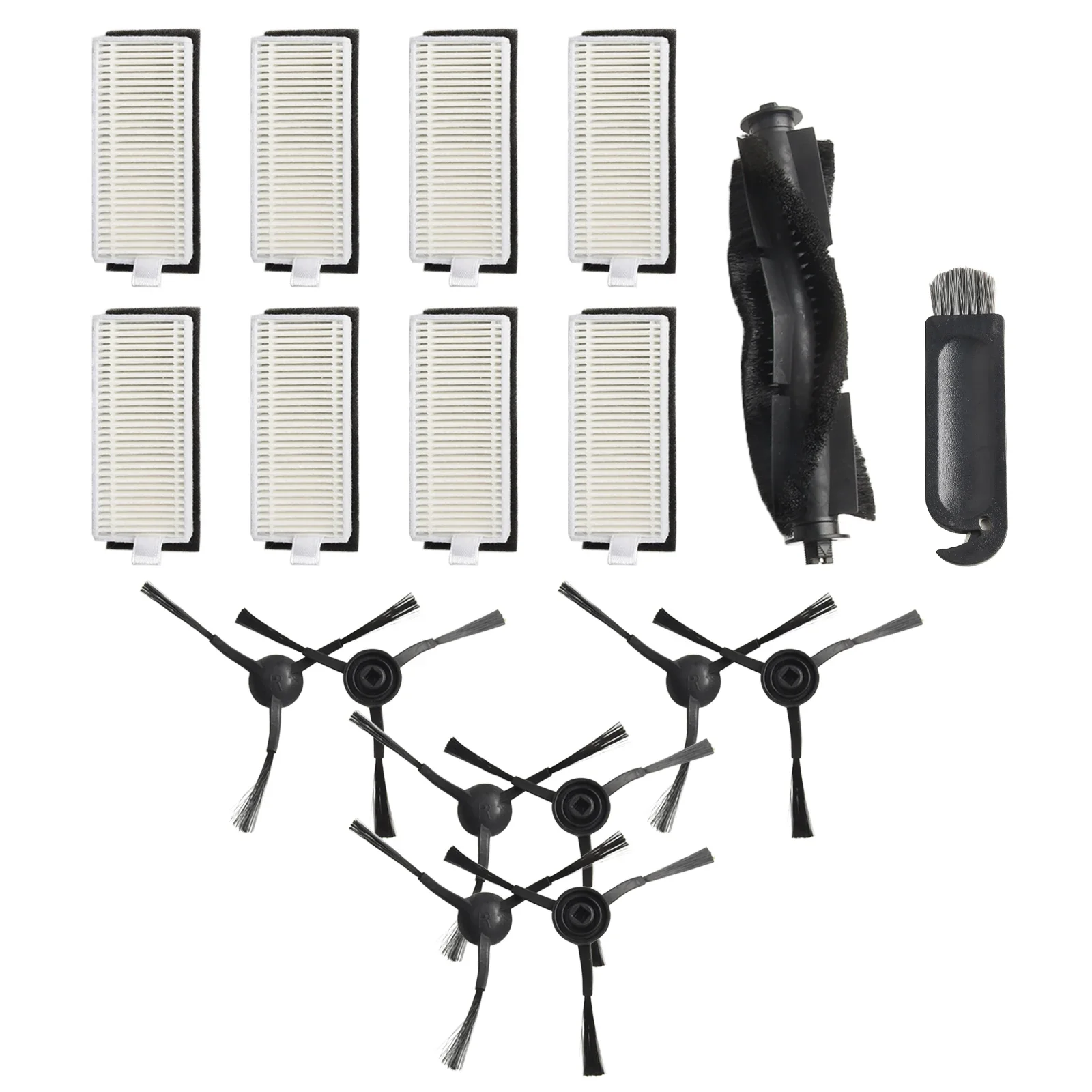 

Improve Cleaning Results with For Aonus S8 Robot Vacuum Cleaner Replacement Parts Roller Brush and Side Brushes