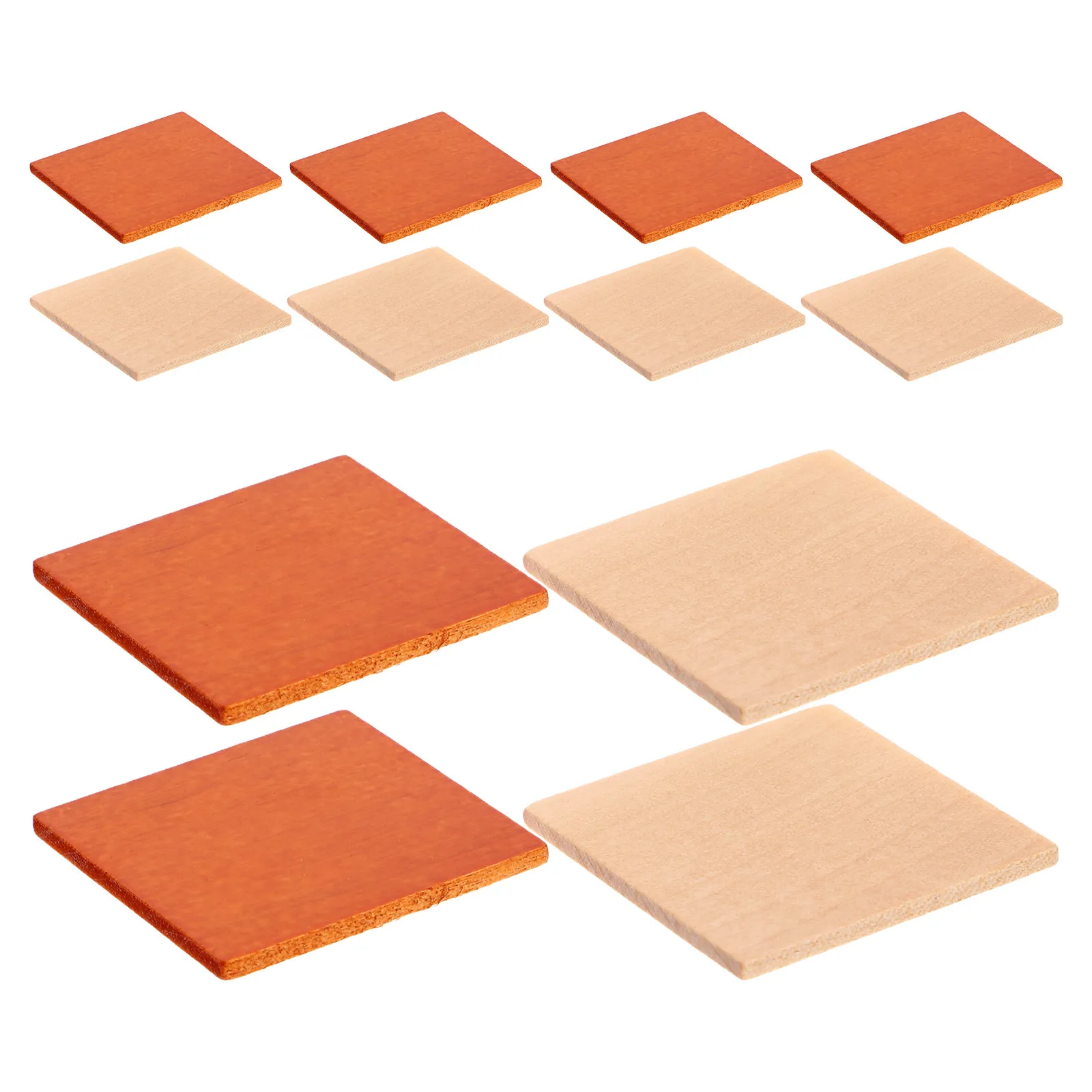 

48Pcs Miniature Dollhouse Flooring Wooden Floorboards Double-Sided Assembly Tiles Realistic DIY Decor for Home Office Bathroom