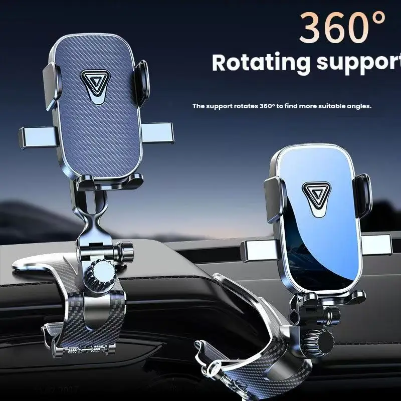 Universeller Auto-Handyhalter, Armaturenbrett-Clip-Halterung, GPS-Display-Halterung, Auto-Handyhalterung für iPhone, Samsung, Xiaomi