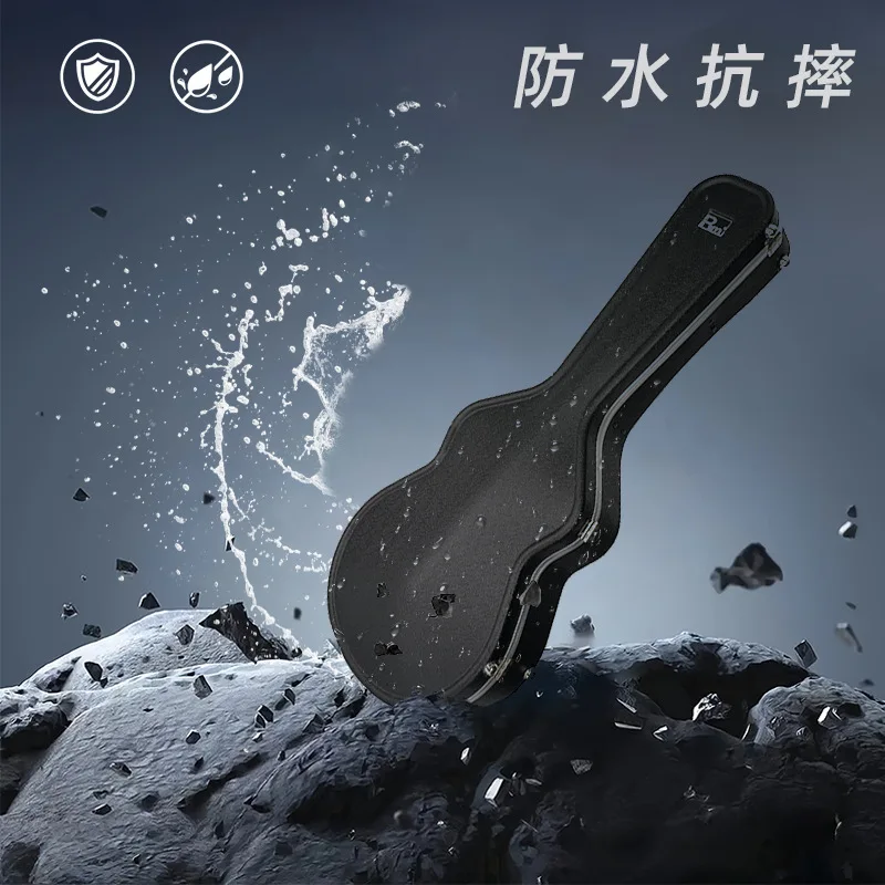 Premium Carbon Fiber 4/4 Violin Case, Lightweight Shockproof Hard Box