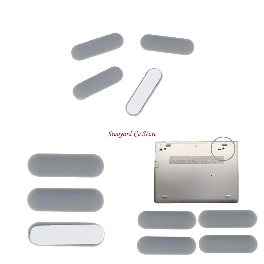 

N3UC 4Pcs Rubber Foot Bottom Case Foot Pad Replacement For 840 745 830