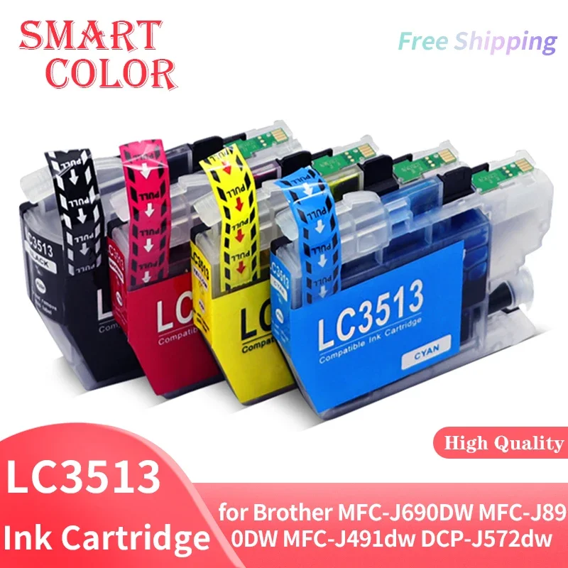 LC3511 LC3513 Compatible Ink Cartridge for Brother MFC-J690DW MFC-J491DW MFC-J890DW DCP-J572DW MFC-J690DW MFC-J890DW Printer