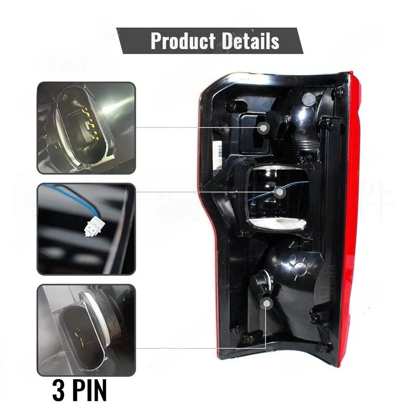 LED TailLight For Ford F250 F350 Super Duty 2023-2025 Right Tail Light Assembly RH With Blind Spot Monitor System Passenger Side