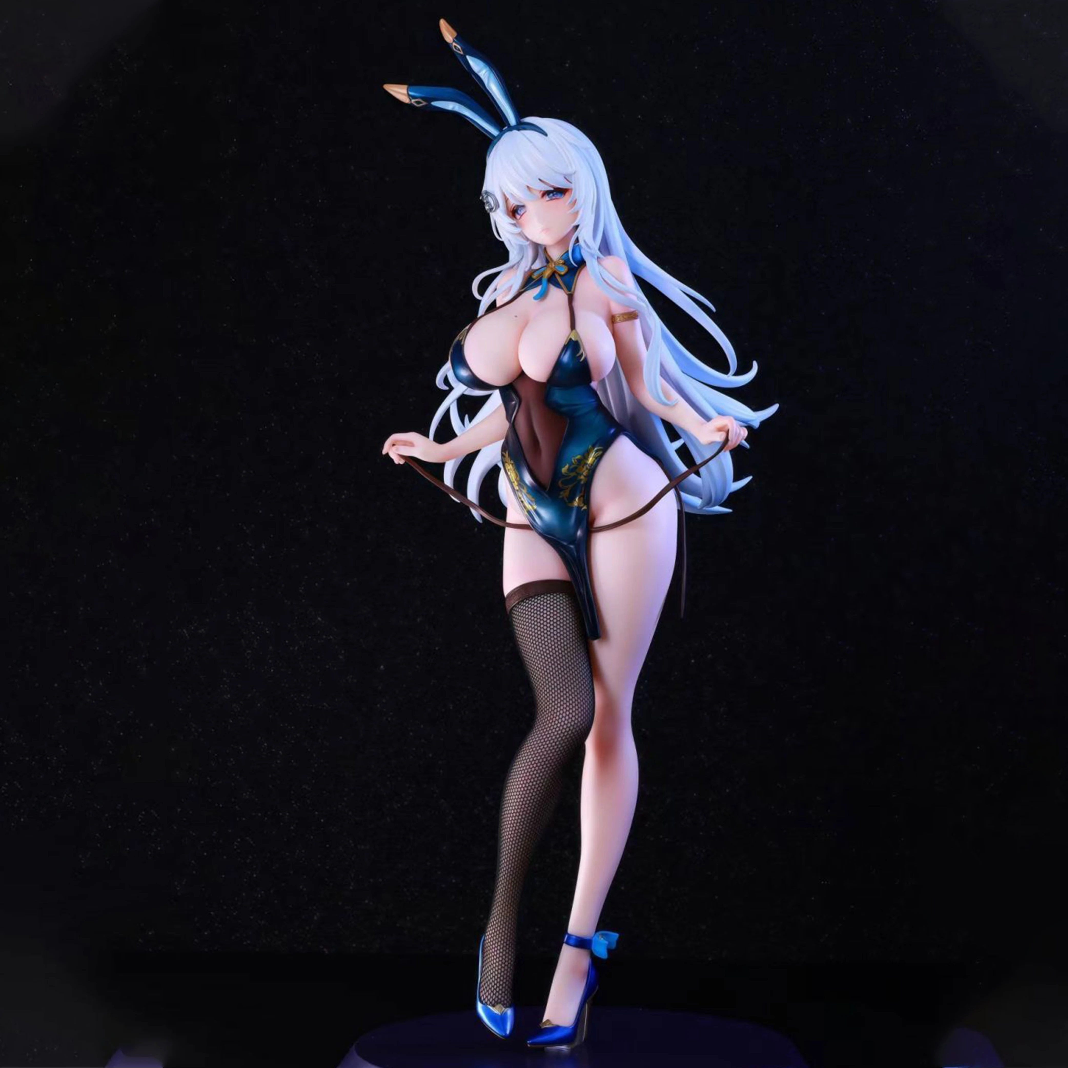 أنيمي ماتشي الشكل الأرنب فتاة أرقام جميلة مثير شيونغسام الفتيات تمثال بولي كلوريد الفينيل جمع تمثال ديكورا اللعب هدايا الهالوين