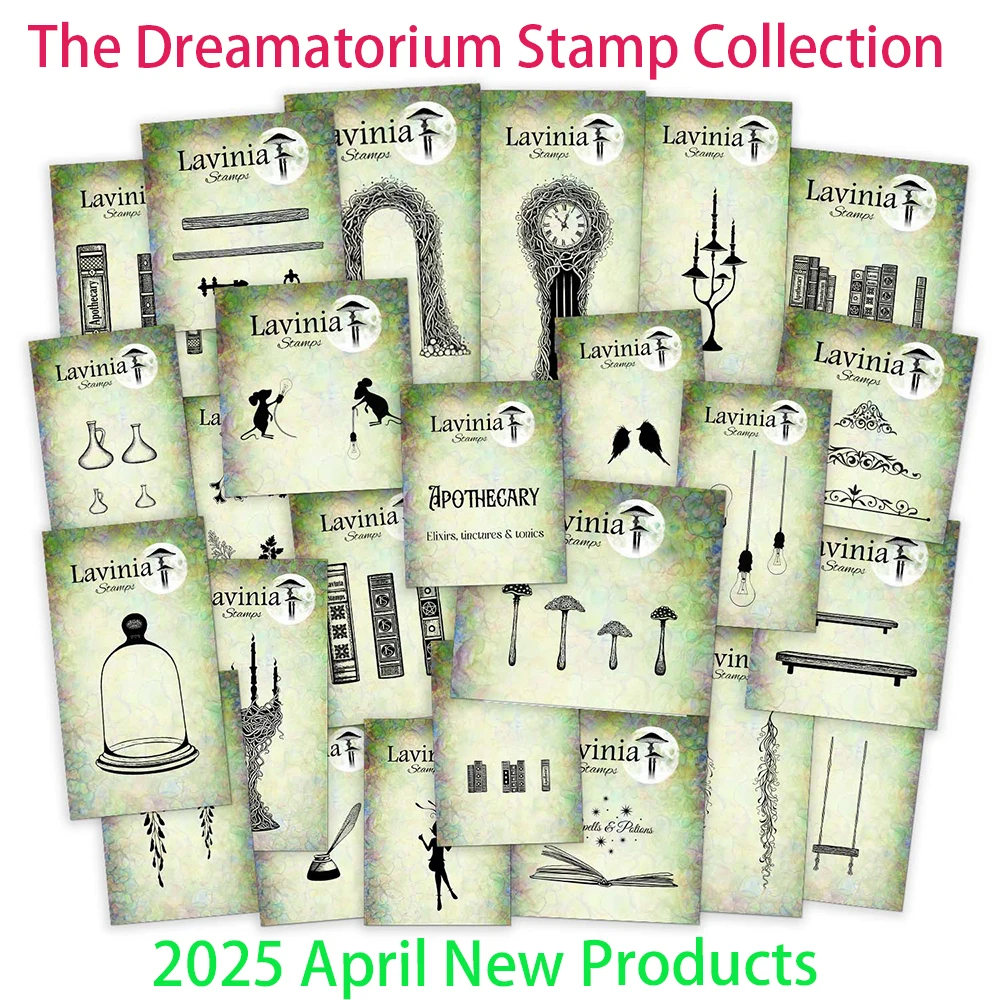 

2025 April New Products Stamps DIY Birthday Gifts Greeting Cards Scrapbook Albums Decorations the Dreamatorium Stamp Collection