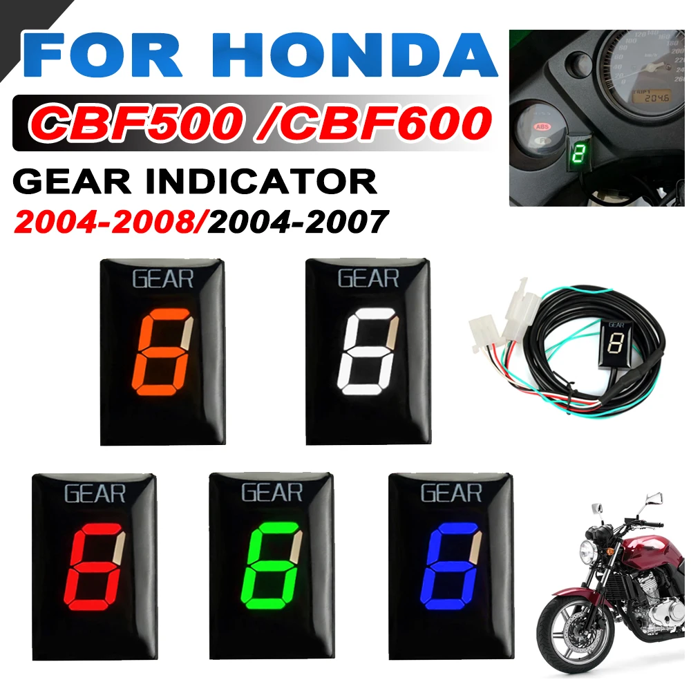 

For Honda CBF500 CBF 500 2004 2005-2008 CBF600 CBF 600 2004 - 2007 Motorcycle Accessories 1-6 Gear Display Indicator Speed Meter