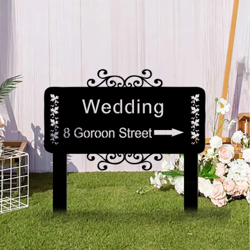 Skillfully Made Custom Metal Yard Sign for Gardens Tailored to Personalize Perfect as Gardener Gift or Wedding - themed Decor