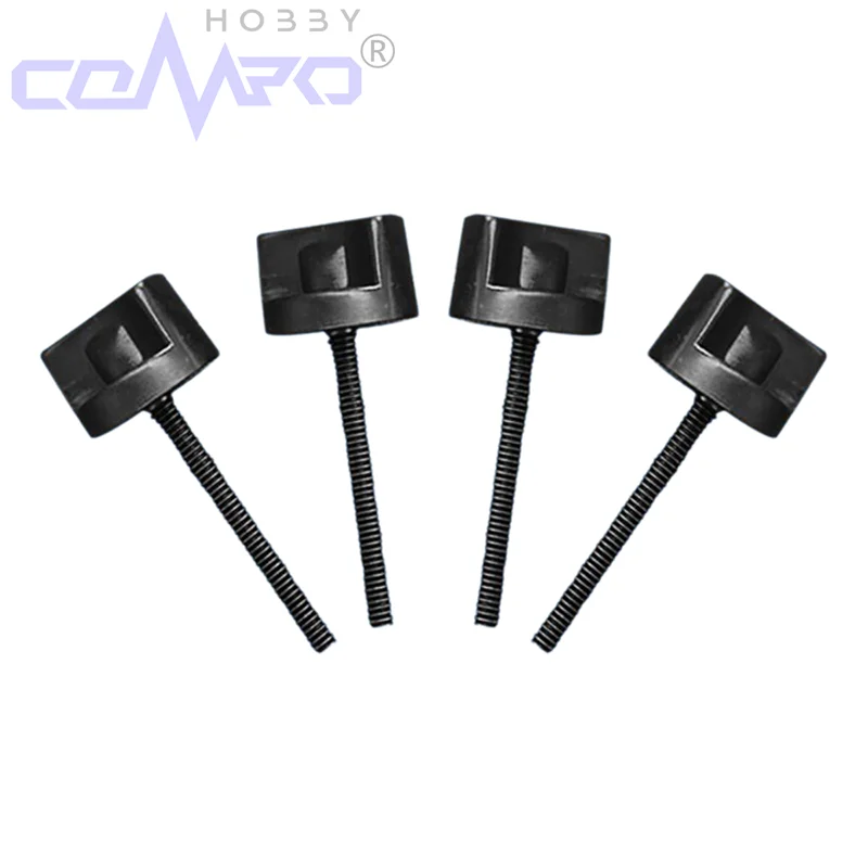 10 stuks M2 metrische schroefdraad nylon duimschroeven set kunststof zwarte metalen draadschroeven voor RC vliegtuig accessoire vervangende onderdelen