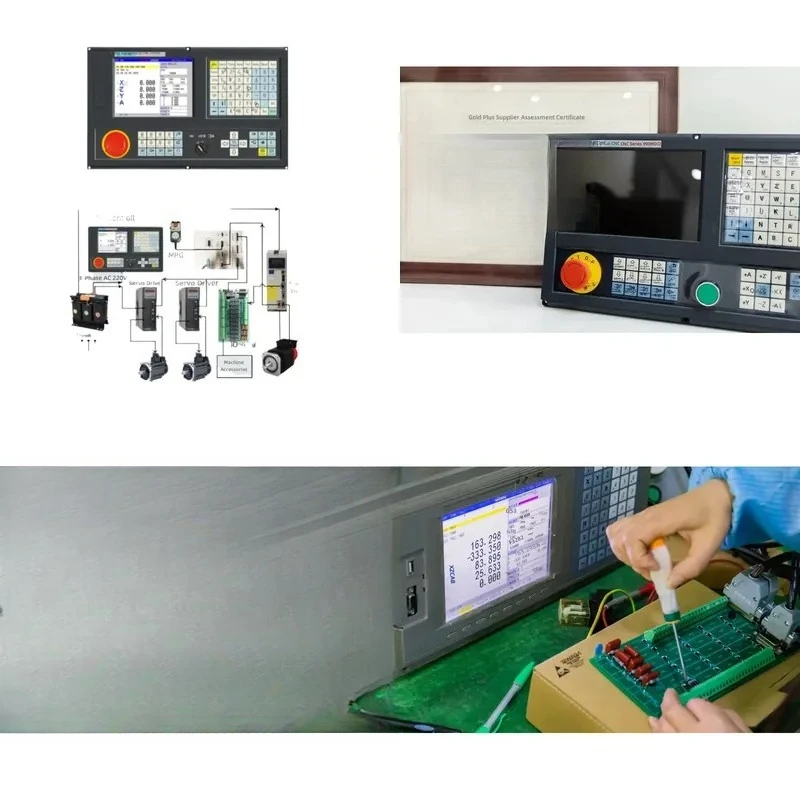 3 Axis or 4 Axis CNC Milling Controller for CNC Milling Machine and CNC Controller Lathe With PLC and Macro Program