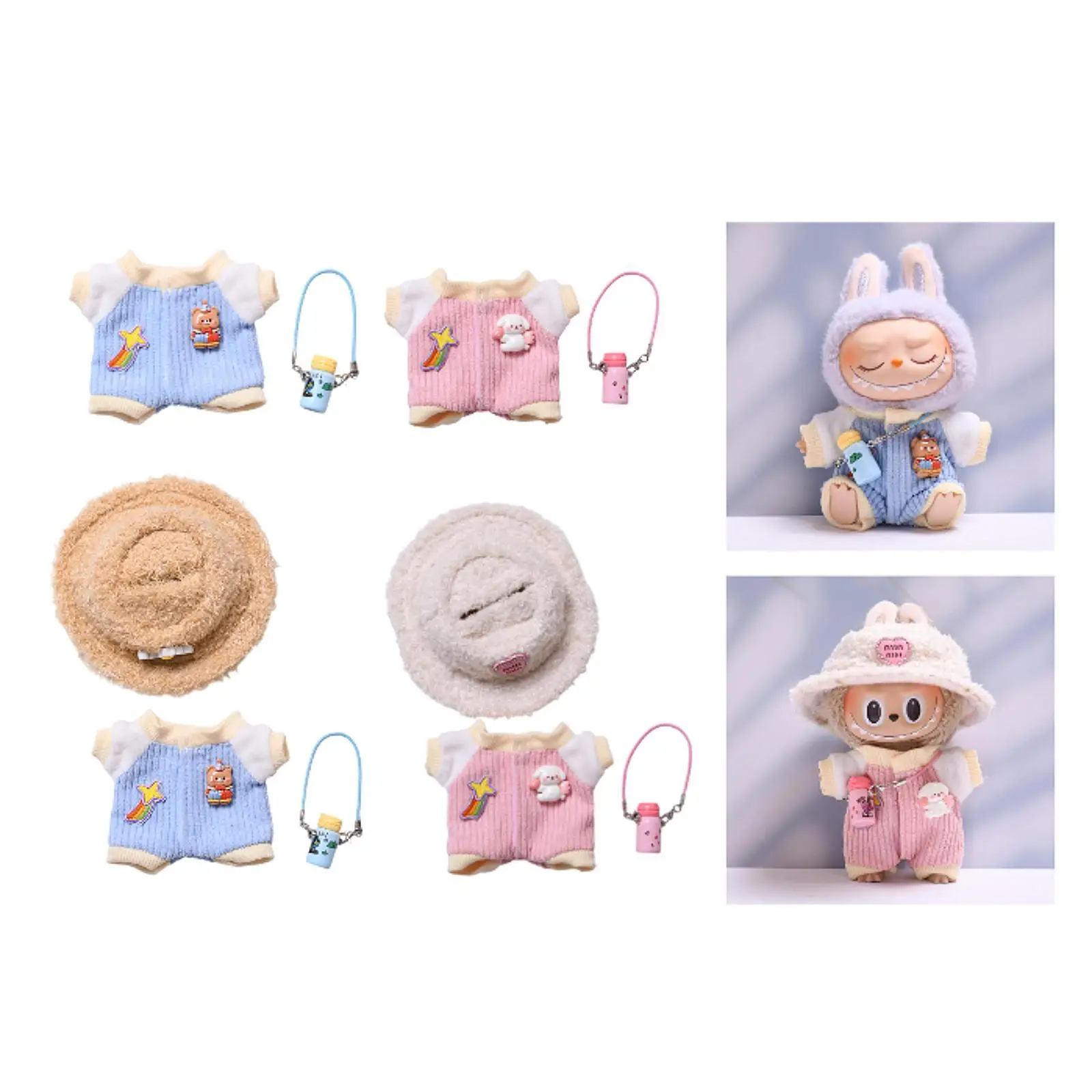 

15 17 см плюшевая кукла одежда кукольная одежда с чайником костюмы платье плюшевые аксессуары для кукол мягкие игрушки одежда мультфильм