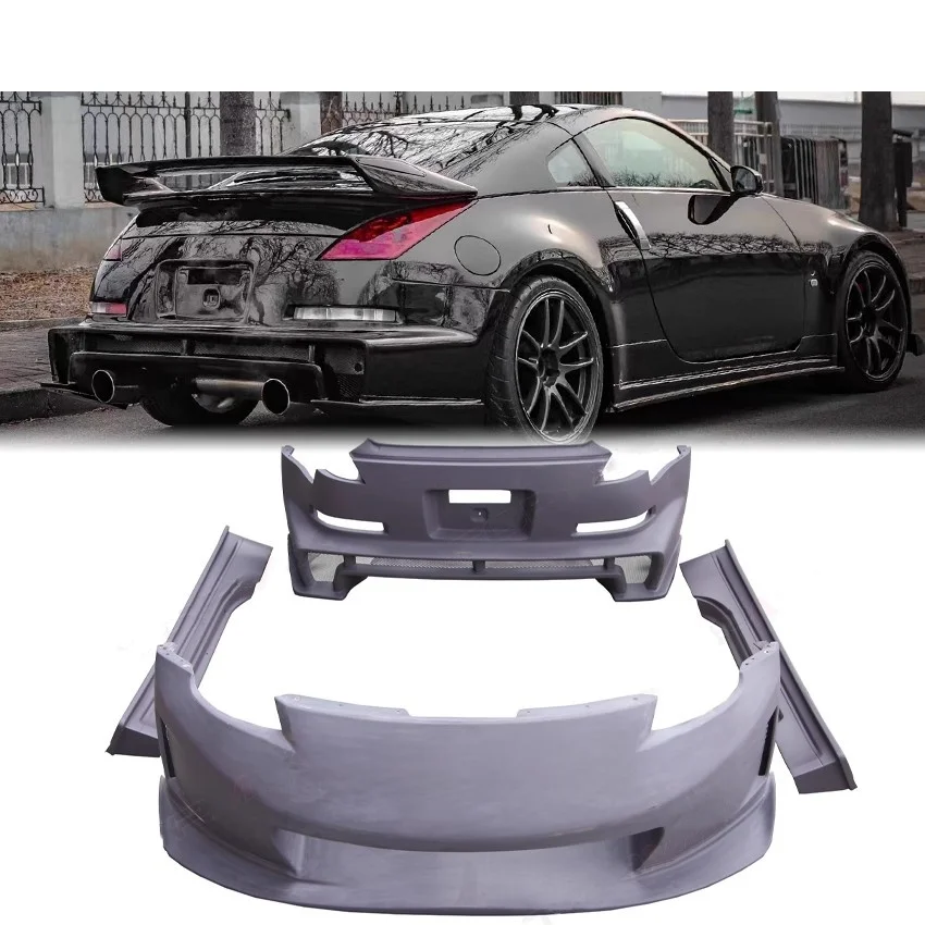 

Комплект кузова для Nissan 350Z, модифицированный передний бампер, задний бампер, боковая юбка в сборе, автомобильные аксессуары