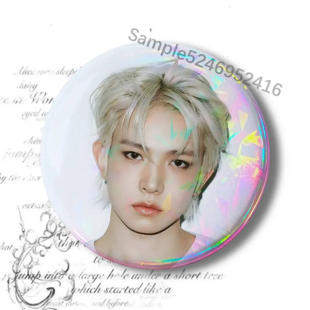 E-Evan Ride or Die H-Heeseung Button Pin Einzelpack Anime-Merch für Ita Bags Abzeichen Sammelbuttons – Detail 4