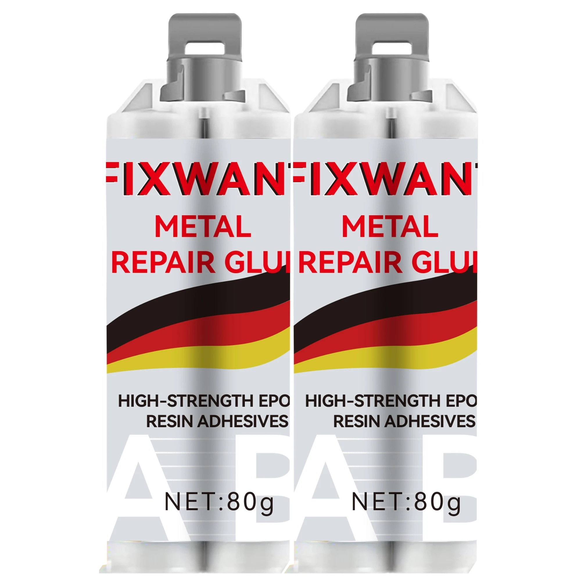 FIXWANT Metal Repair High Strength Bonding Sealant Weld Seam Agent Casting AB Glue Industrial Adhesive With Putter 40g /80g