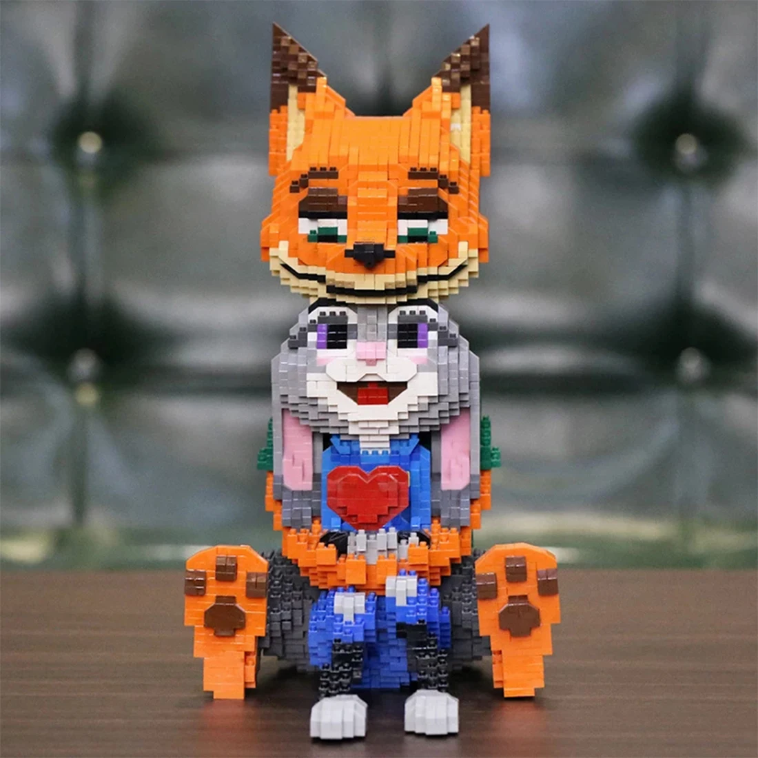 4600 Pcs Zootopia Micro Building Blocks Judy Rabbit Anime Action Figures Nick Fox Collection Mini Bricks Toys for Children