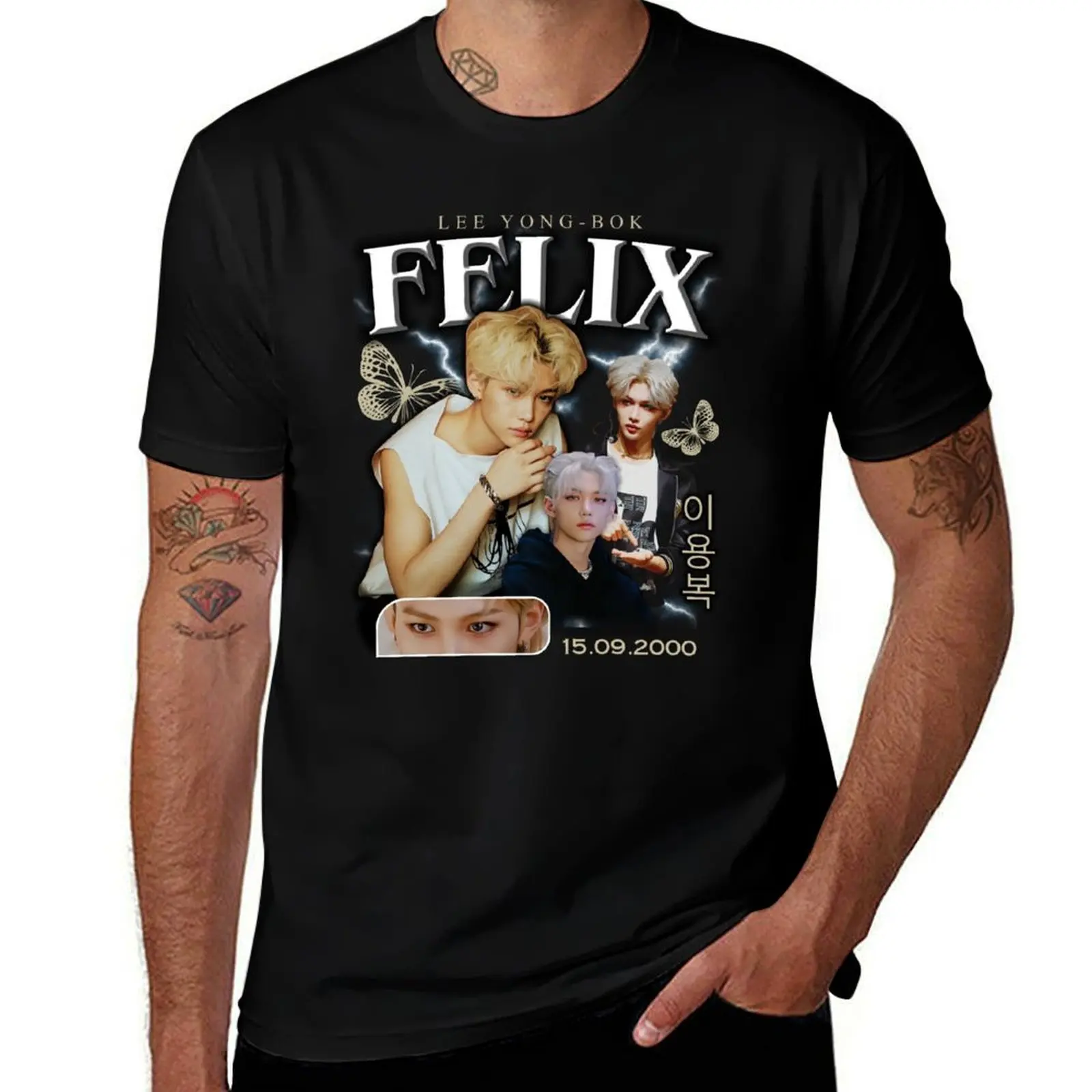 

FELIX Shirt Vintage 90 Retro T Shirt Tee T-Shirt funny t shirts cotton t shirts for man pack cotton T-Shirt