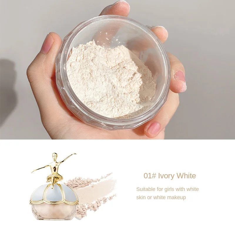 YY Finishing Powder Waterproof Sweat-Proof Oil Control Natural Smear-Proof Makeup Concealer Female