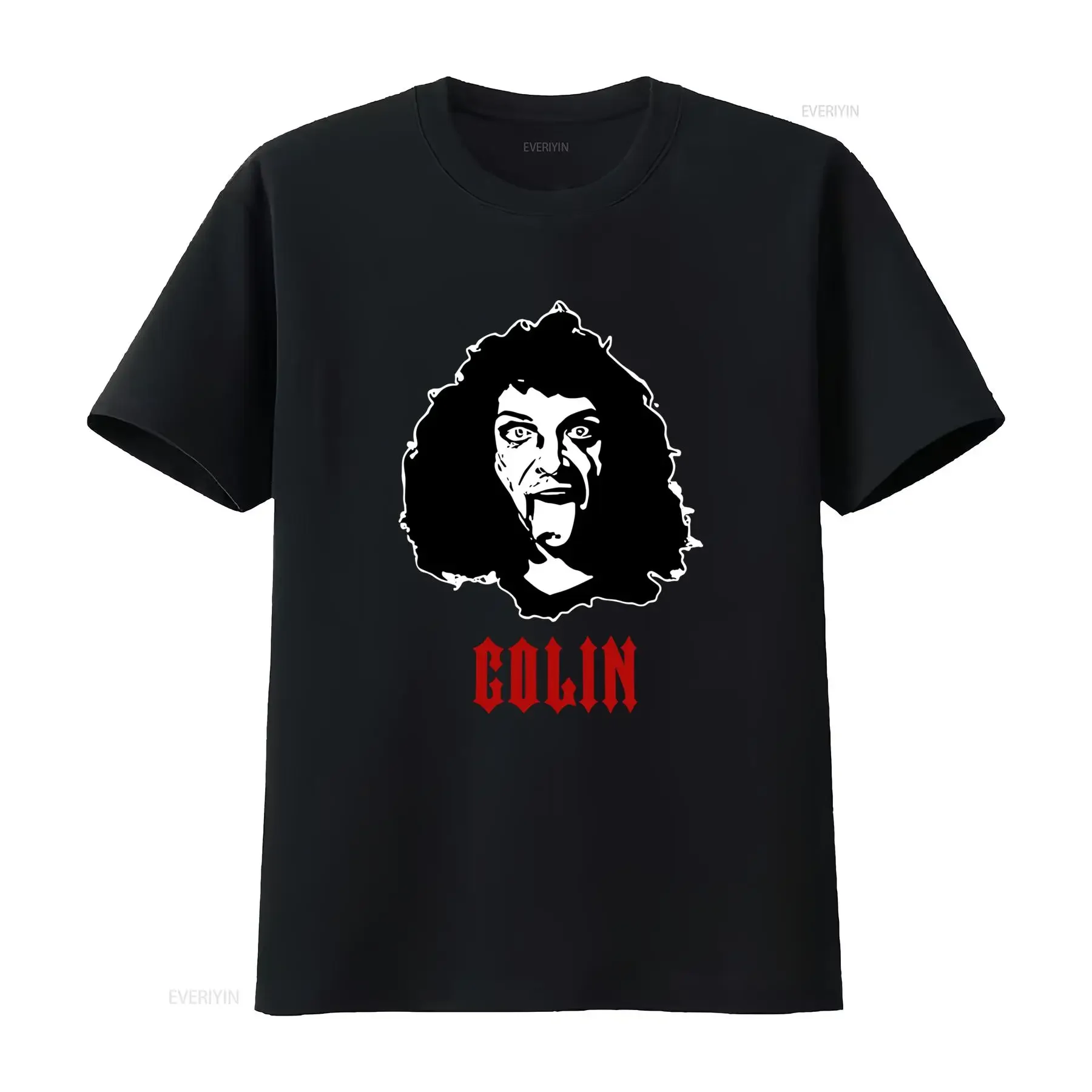 Men'S Bad News Tour T Shirt with Rik Mayall Colin Gigson Comic Strip Funny British Comedy Music Parody Design Casual Round