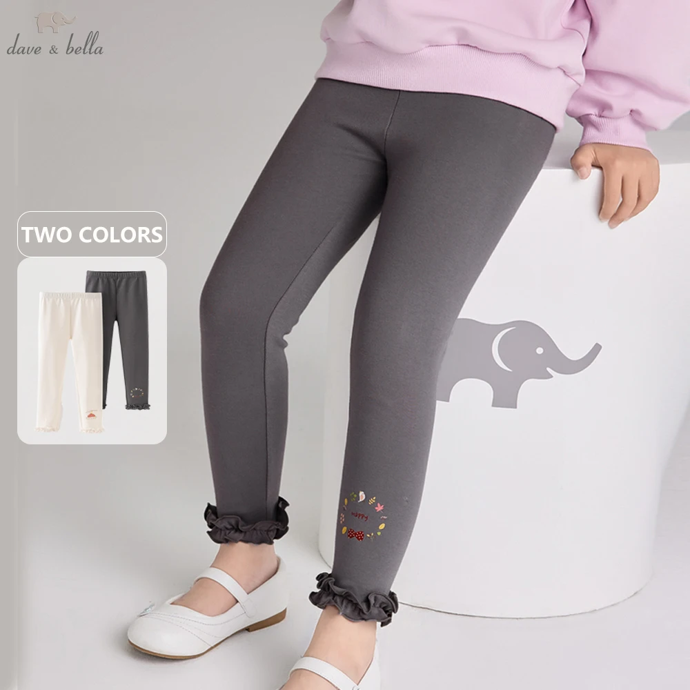 

Dave Bella Children's Leggings Pants Autumn Spring Girls Elastic Trouses Kids 7-13Years Leggings Pants Casual Outdoor DK3252386