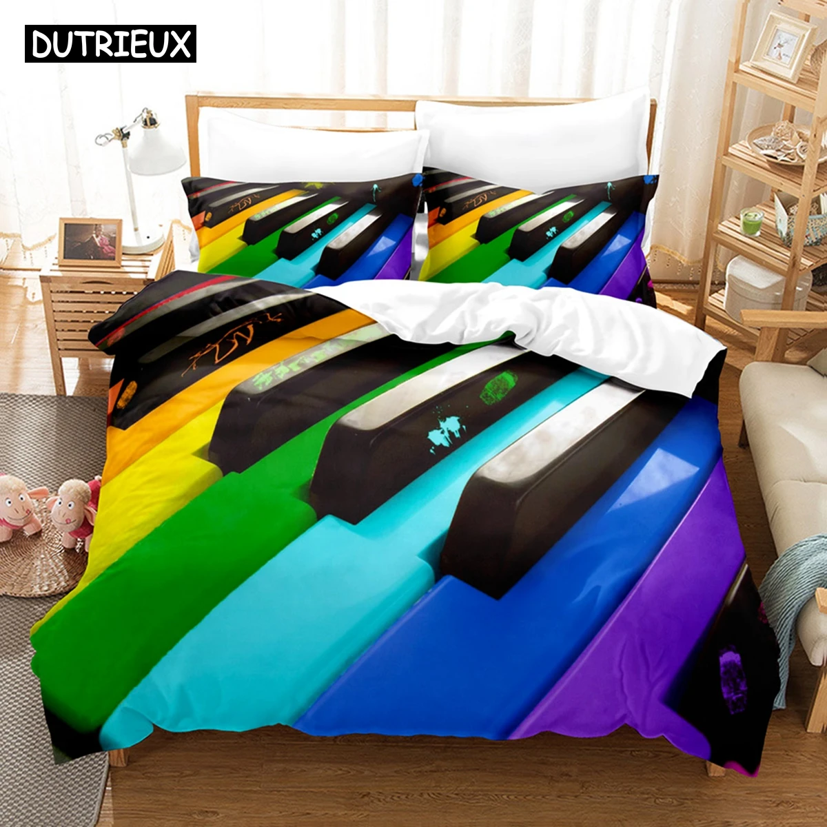 3D Art  Defocus half-conscious Scenery Abstract Oil PaiDuvet Cover Set With Pillowcase Twin Full Queen King Bedclothes Bed Linen