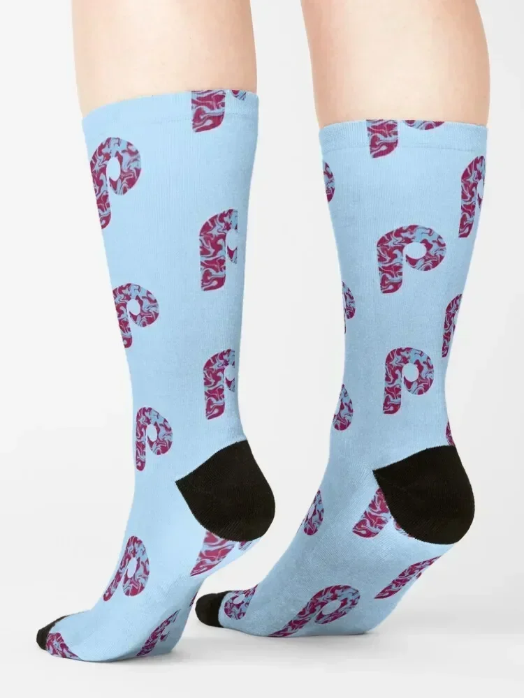 Chaussettes rétro Phillies pour hommes et femmes, chaussettes hip hop, chaussettes de sol