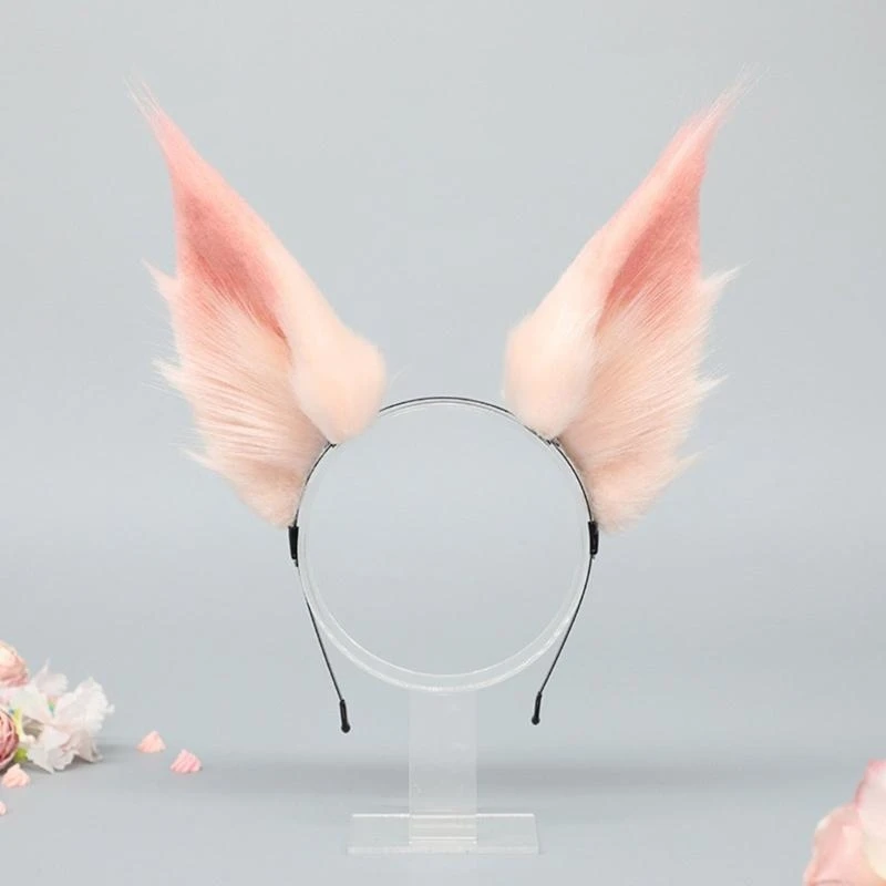 Plush Ear Anime Hairhoop Role Play Props Headband Theme Party Character Headwear Y166