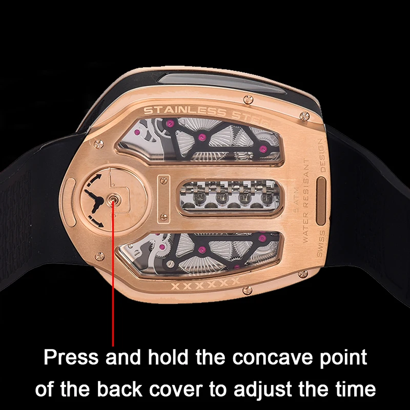 Pindu design relógio masculino marca superior de luxo relógio de negócios masculino bússola à prova dwaterproof água quartzo relógios pulso pulseira silicone p6658