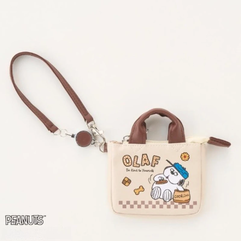 YOUMAI Snoopy Coin Purse Kawaii Japanese Cartoon Creative Mini Canvas Mouth Red Envelope Decorative Pendant Exquisite Gift