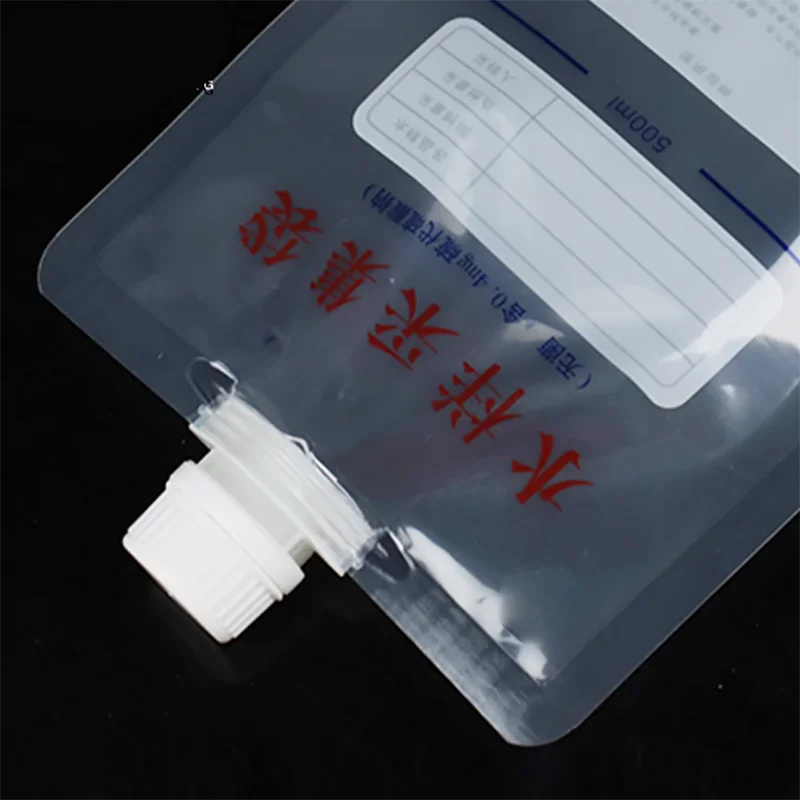 200 500ml water sample collection bag sterile homogeneous bag round bottom vertical sampling bag