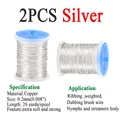 2PCS Silver